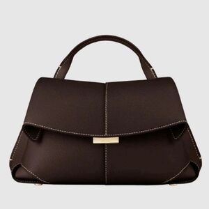 Polene Mokki Mini Full Grain Calf Leather EBONY - NWB Retail $700-demellier